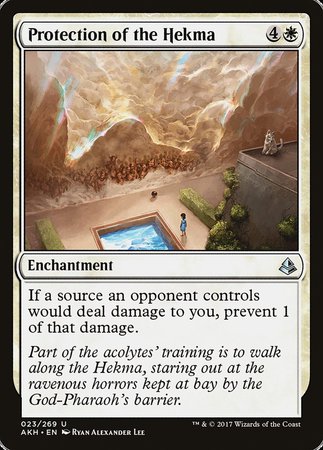 Protection of the Hekma [Amonkhet] | Cracking-Singles