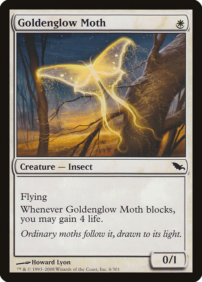 Goldenglow Moth [Shadowmoor] | Cracking-Singles