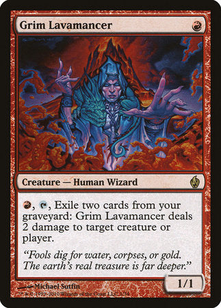 Grim Lavamancer [Premium Deck Series: Fire and Lightning] | Cracking-Singles