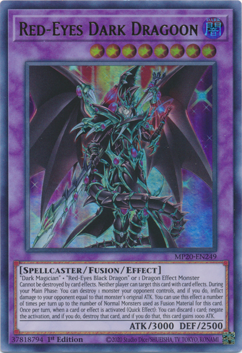 Red-Eyes Dark Dragoon [MP20-EN249] Ultra Rare | Cracking-Singles