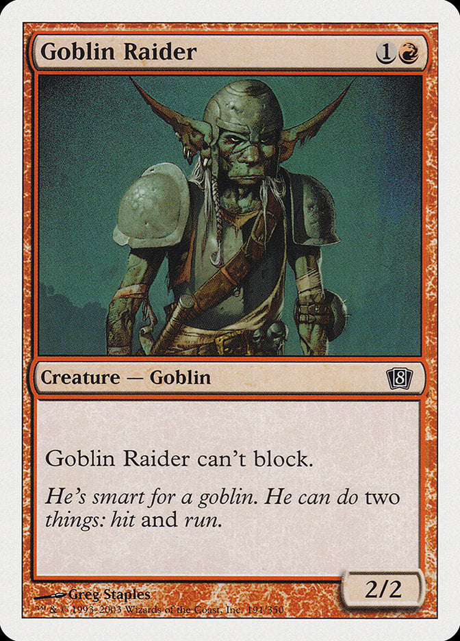 Goblin Raider [Eighth Edition] | Cracking-Singles