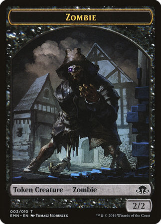 Flip Foil  Zombie Token  [Eldritch Moon Tokens] | Cracking-Singles