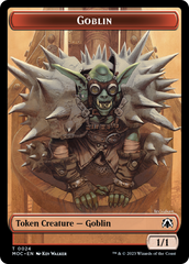 Goblin // Sliver Double-Sided Token [March of the Machine Commander Tokens] | Cracking-Singles