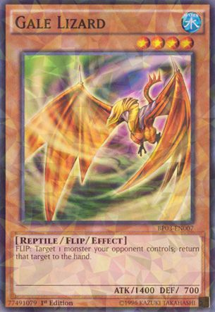 Gale Lizard [BP03-EN007] Shatterfoil Rare | Cracking-Singles