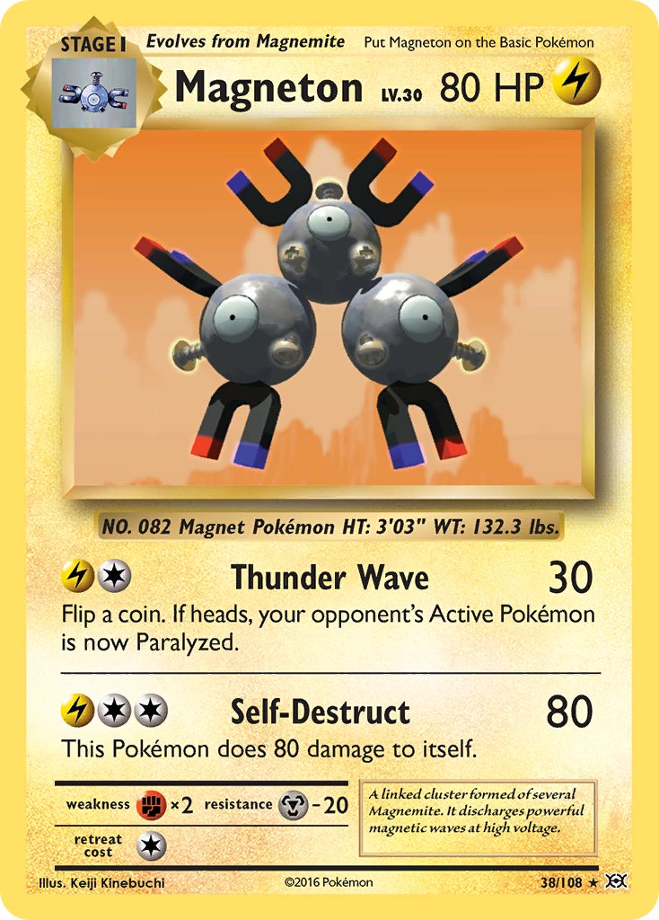 Magneton (38/108) (Theme Deck Exclusive) [XY: Evolutions] | Cracking-Singles