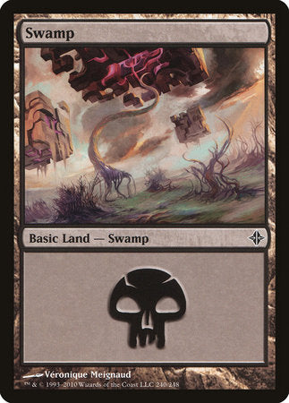 Swamp (240) [Rise of the Eldrazi] | Cracking-Singles