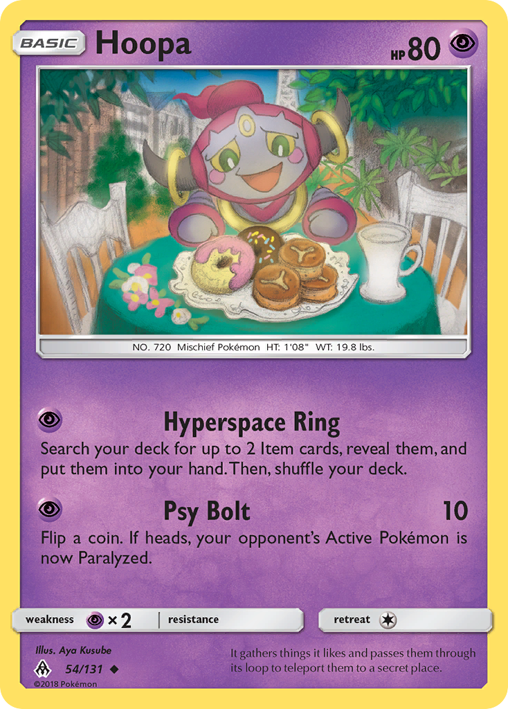 Hoopa (54/131) [Sun & Moon: Forbidden Light] | Cracking-Singles