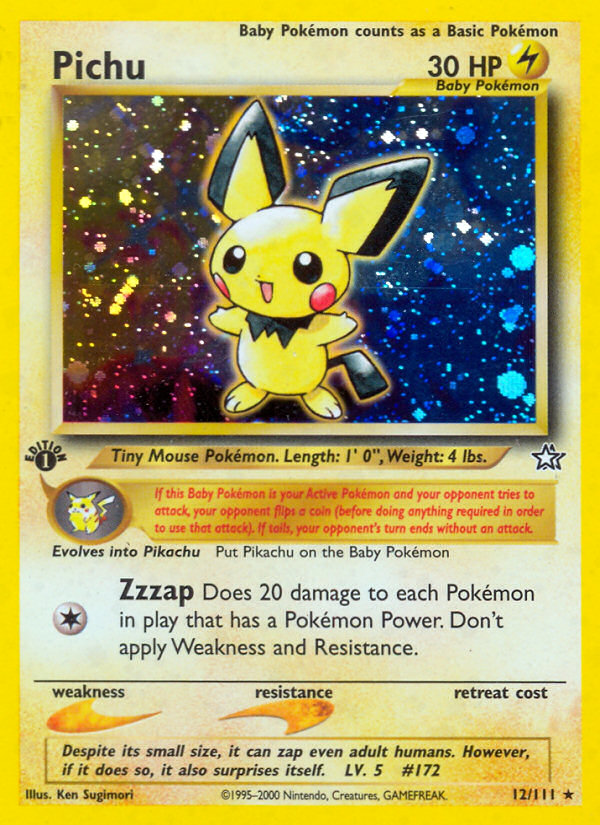 Pichu (12/111) [Neo Genesis 1st Edition] | Cracking-Singles