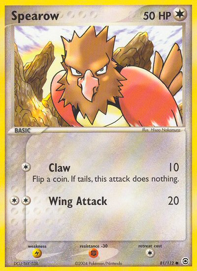 Spearow (81/112) [EX: FireRed & LeafGreen] | Cracking-Singles