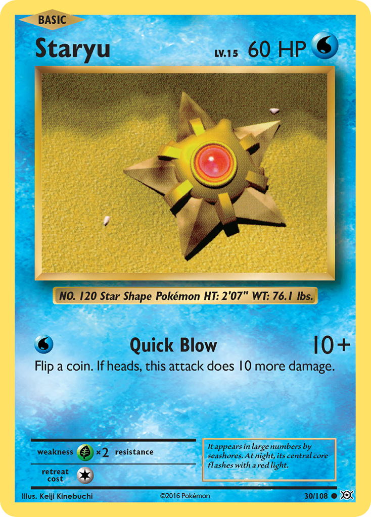 Staryu (30/108) [XY: Evolutions] | Cracking-Singles