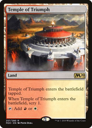 Temple of Triumph [Core Set 2020 Promos] | Cracking-Singles