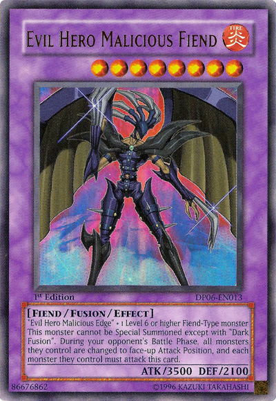 Evil Hero Malicious Fiend [DP06-EN013] Ultra Rare | Cracking-Singles