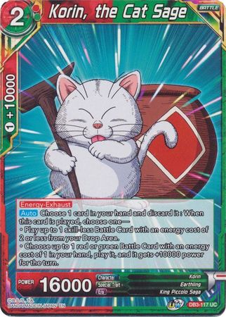 Korin, the Cat Sage [DB3-117] | Cracking-Singles