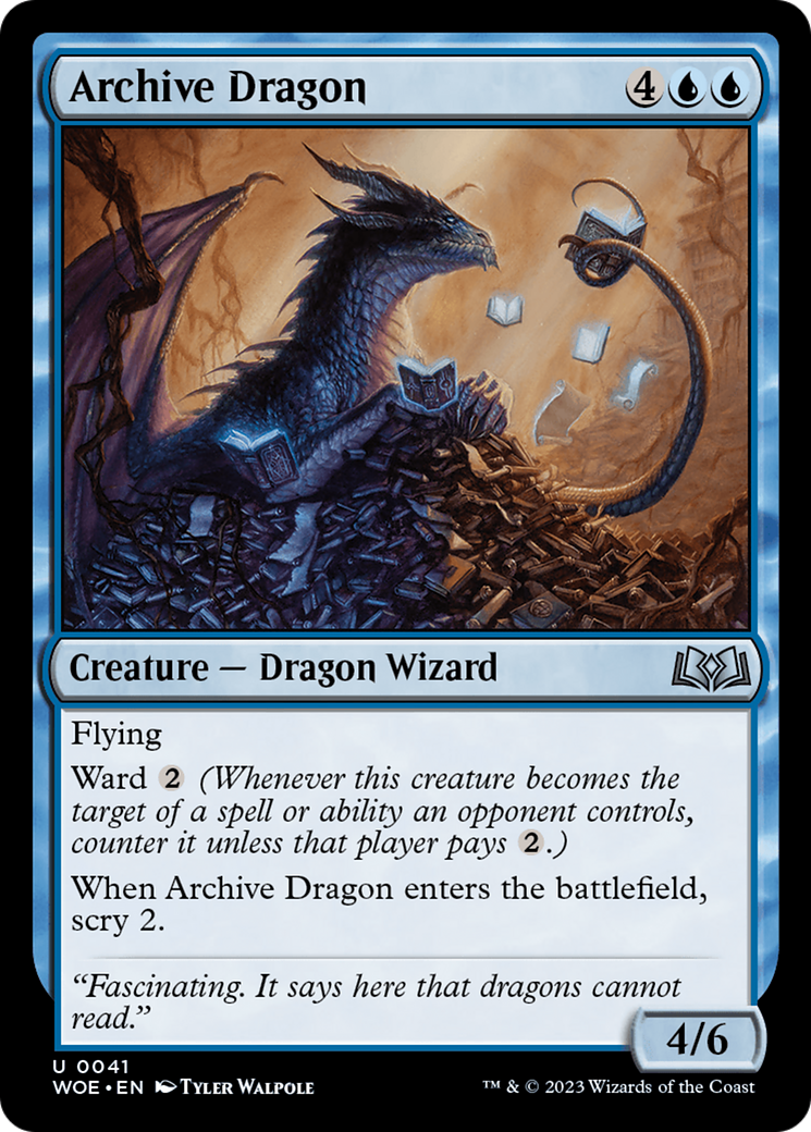 Archive Dragon [Wilds of Eldraine] | Cracking-Singles