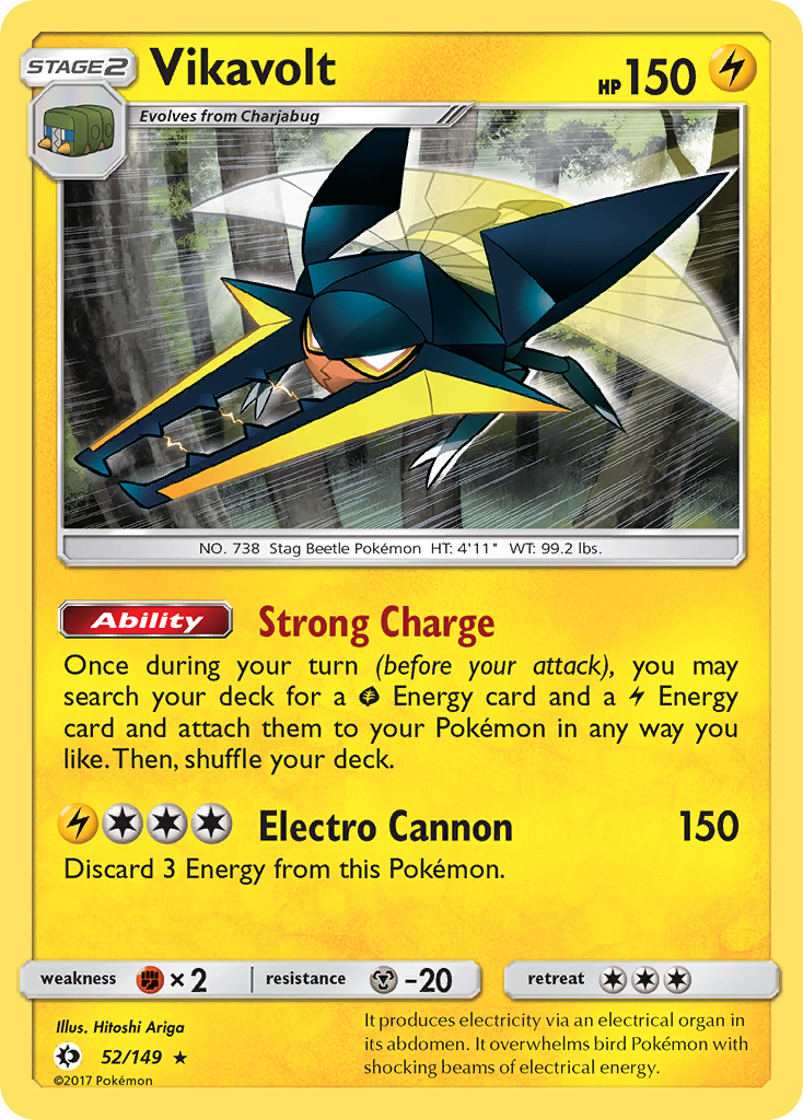 Vikavolt (52/149) [Sun & Moon: Base Set] | Cracking-Singles