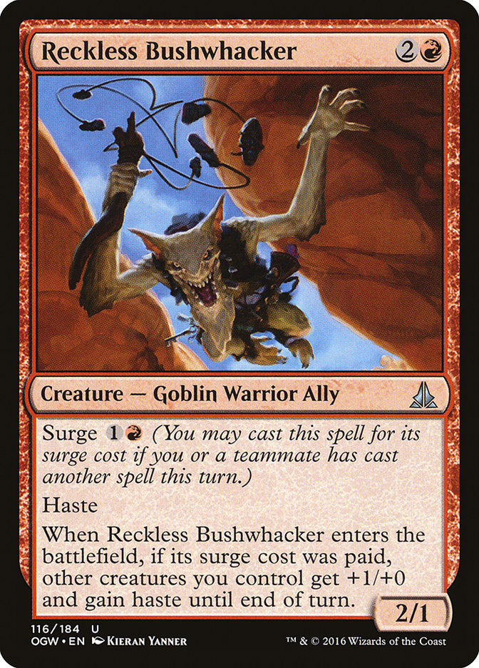 Reckless Bushwhacker [Oath of the Gatewatch] | Cracking-Singles