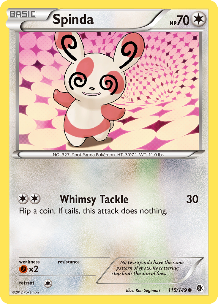 Spinda (115/149) [Black & White: Boundaries Crossed] | Cracking-Singles