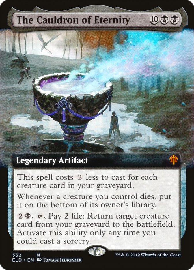 The Cauldron of Eternity (Extended Art) [Throne of Eldraine] | Cracking-Singles