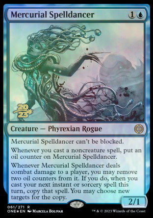 Mercurial Spelldancer [Phyrexia: All Will Be One Prerelease Promos] | Cracking-Singles