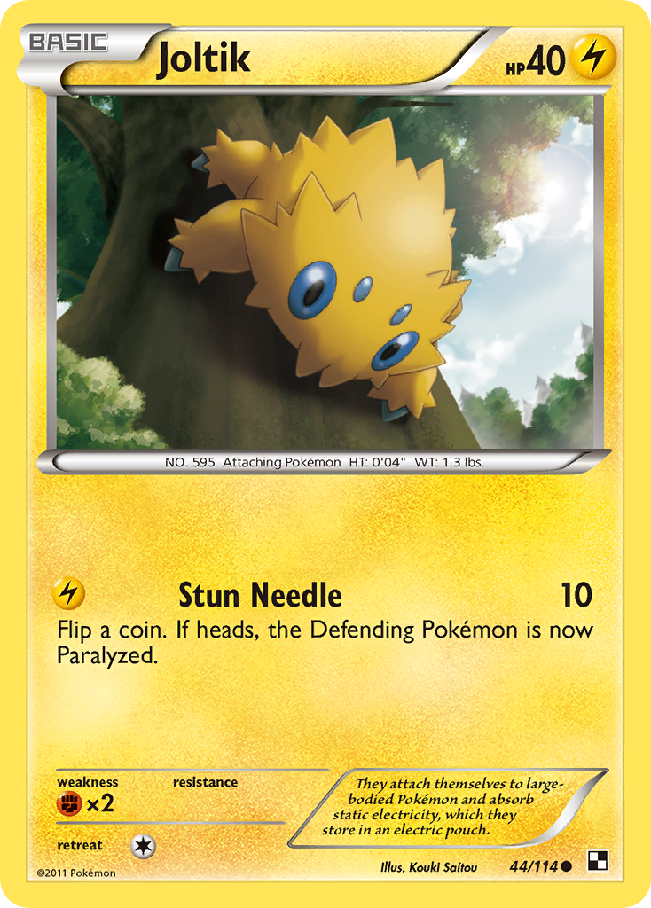 Joltik (44/114) [Black & White: Base Set] | Cracking-Singles