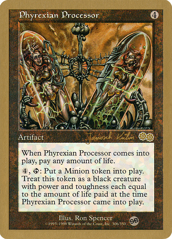 Phyrexian Processor (Janosch Kuhn) (SB) [World Championship Decks 2000] | Cracking-Singles