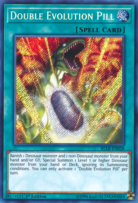 Double Evolution Pill [BLLR-EN028] Secret Rare | Cracking-Singles