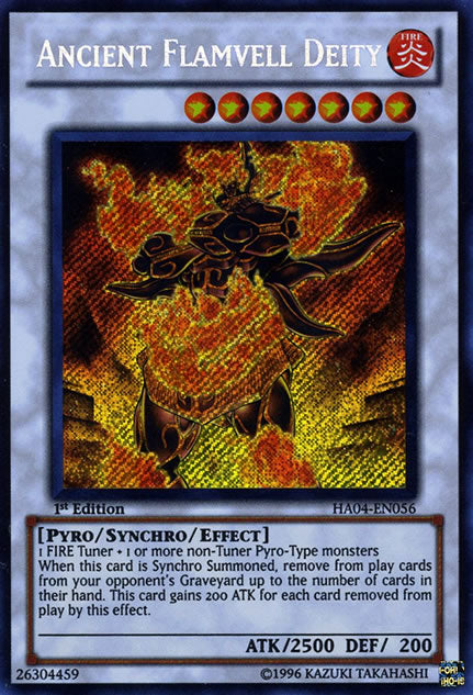 Ancient Flamvell Deity [HA04-EN056] Secret Rare | Cracking-Singles