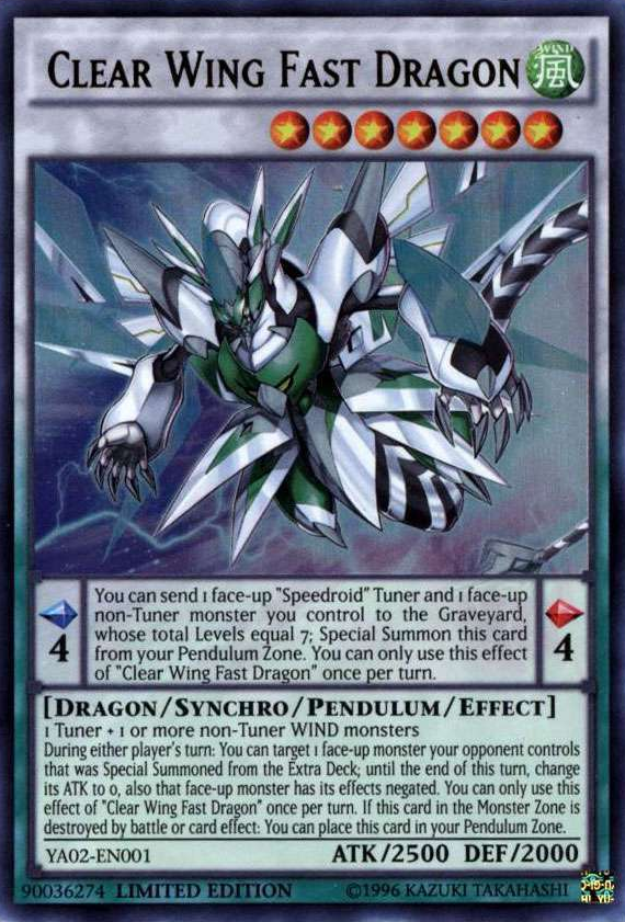 Clear Wing Fast Dragon [YA02-EN001] Ultra Rare | Cracking-Singles