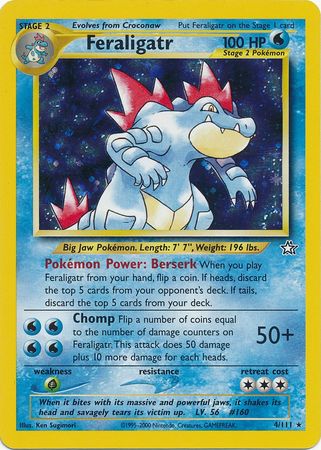 Feraligatr (4/111) [Neo Genesis Unlimited] | Cracking-Singles