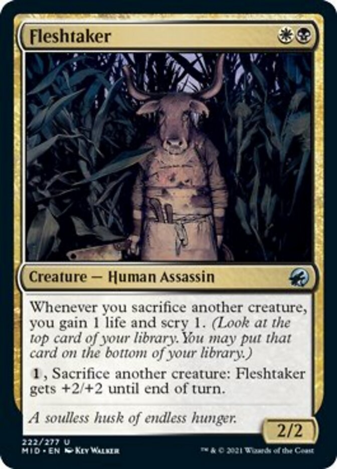 Fleshtaker [Innistrad: Midnight Hunt] | Cracking-Singles