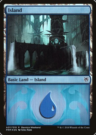 Island - Dimir (A01) [GRN Ravnica Weekend] | Cracking-Singles