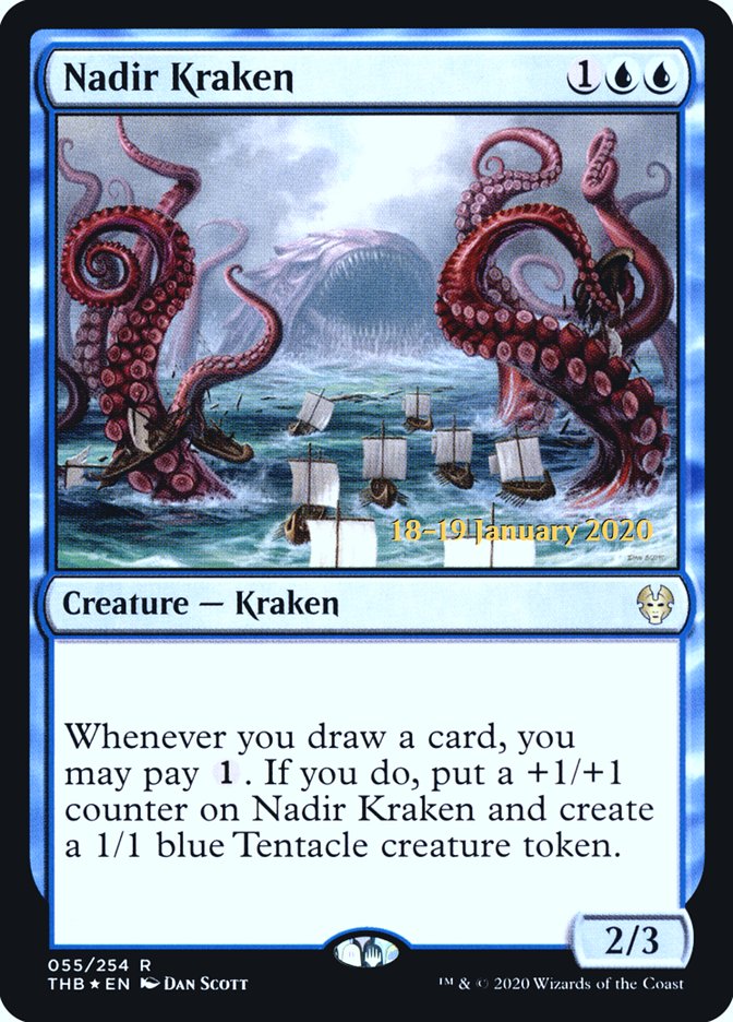 Nadir Kraken [Theros Beyond Death Prerelease Promos] | Cracking-Singles