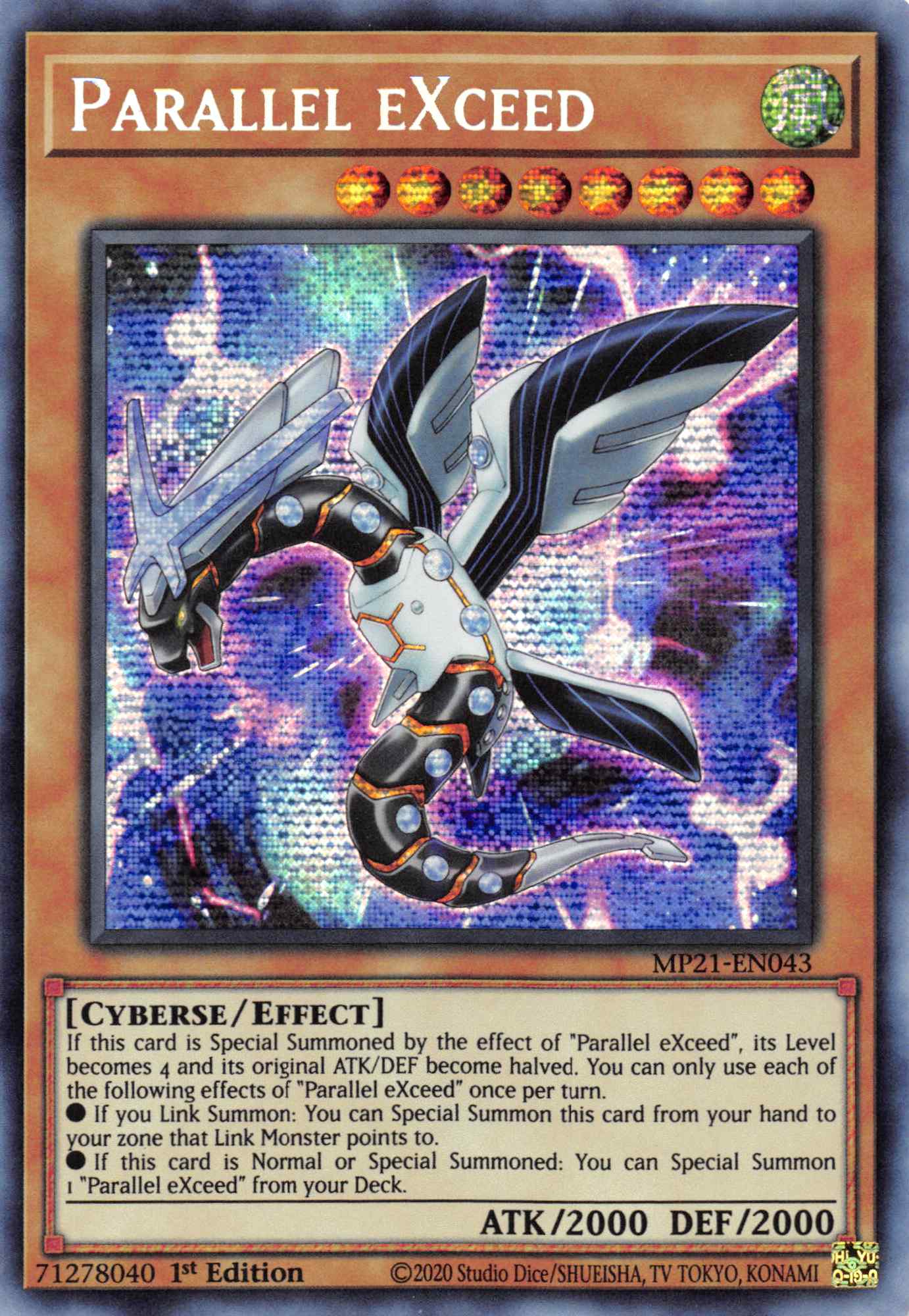 Parallel EXceed [MP21-EN043] Prismatic Secret Rare | Cracking-Singles