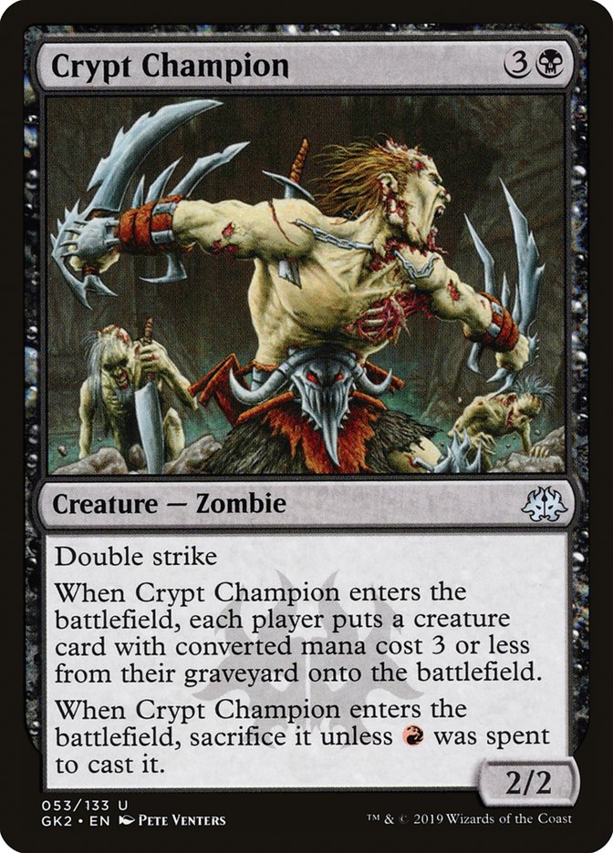 Crypt Champion [Ravnica Allegiance Guild Kit] | Cracking-Singles