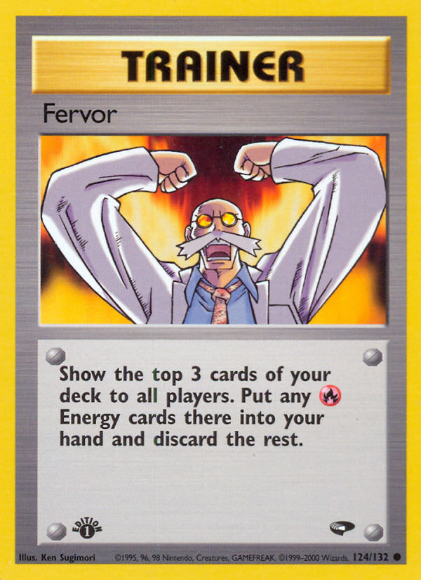 Fervor (124/132) [Gym Challenge 1st Edition] | Cracking-Singles