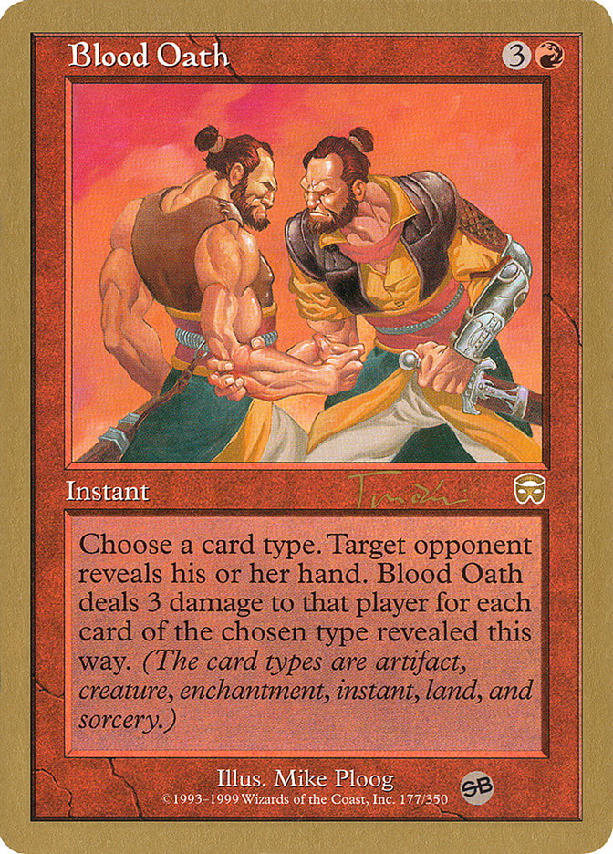 Blood Oath (Jan Tomcani) (SB) [World Championship Decks 2001] | Cracking-Singles