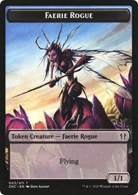 Faerie Rogue // Thopter Double-sided Token [Commander: Zendikar Rising Tokens] | Cracking-Singles