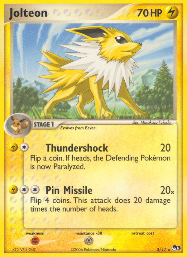 Jolteon (3/17) [POP Series 3] | Cracking-Singles