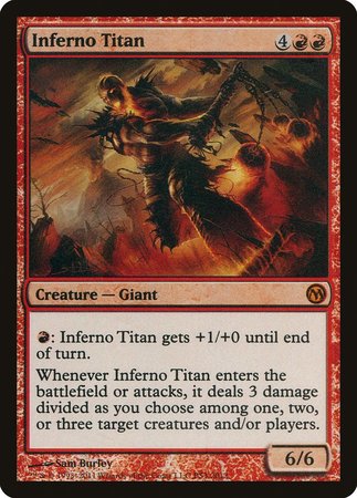 Inferno Titan [Duels of the Planeswalkers 2011 Promos ] | Cracking-Singles