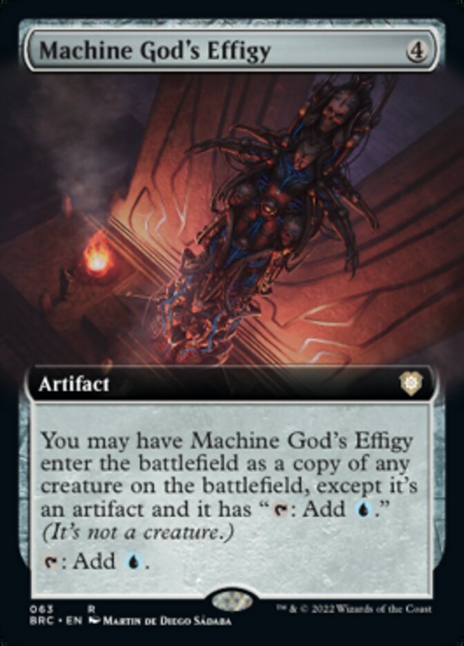 Machine God's Effigy (Extended Art) [The Brothers' War Commander] | Cracking-Singles