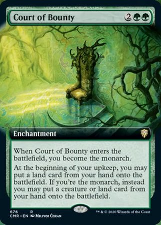 Court of Bounty (Extended Art) [Commander Legends] | Cracking-Singles