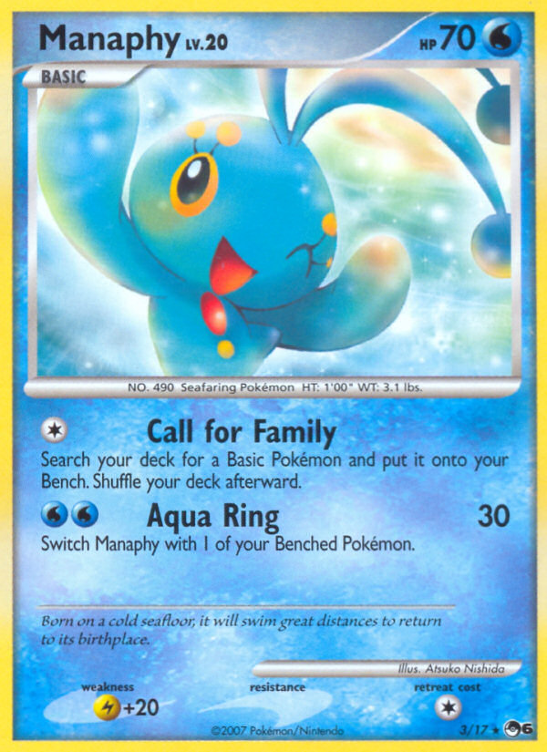 Manaphy (3/17) [POP Series 6] | Cracking-Singles