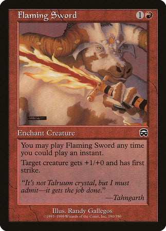 Flaming Sword [Mercadian Masques] | Cracking-Singles