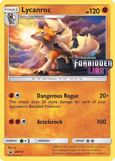 Lycanroc (SM118) (Prerelease Promo) [Sun & Moon: Black Star Promos] | Cracking-Singles