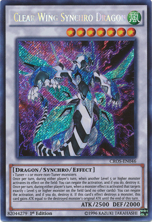 Clear Wing Synchro Dragon [CROS-EN046] Secret Rare | Cracking-Singles