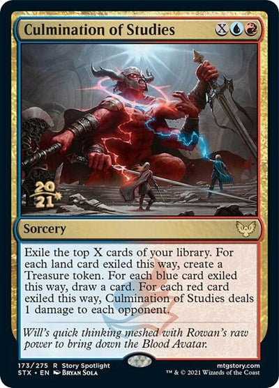 Culmination of Studies [Strixhaven: School of Mages Prerelease Promos] | Cracking-Singles