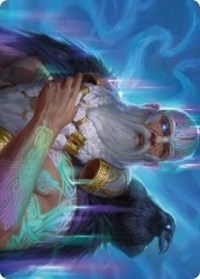 Alrund, God of the Cosmos Art Card [Kaldheim: Art Series] | Cracking-Singles