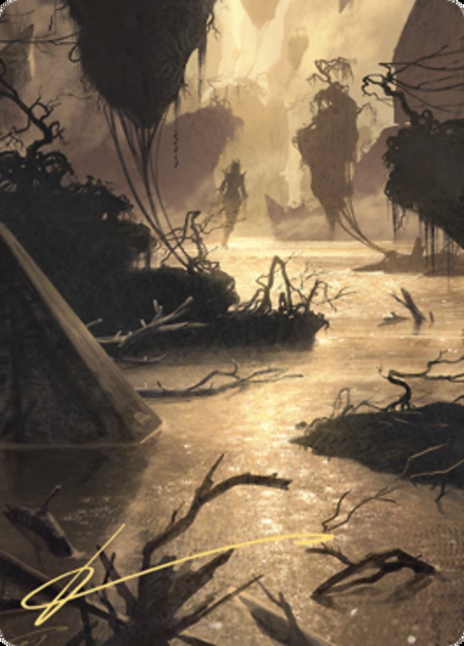 Murkwater Pathway Art Card [Zendikar Rising Art Series] | Cracking-Singles