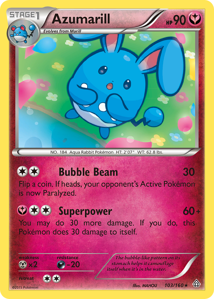 Azumarill (103/160) [XY: Primal Clash] | Cracking-Singles