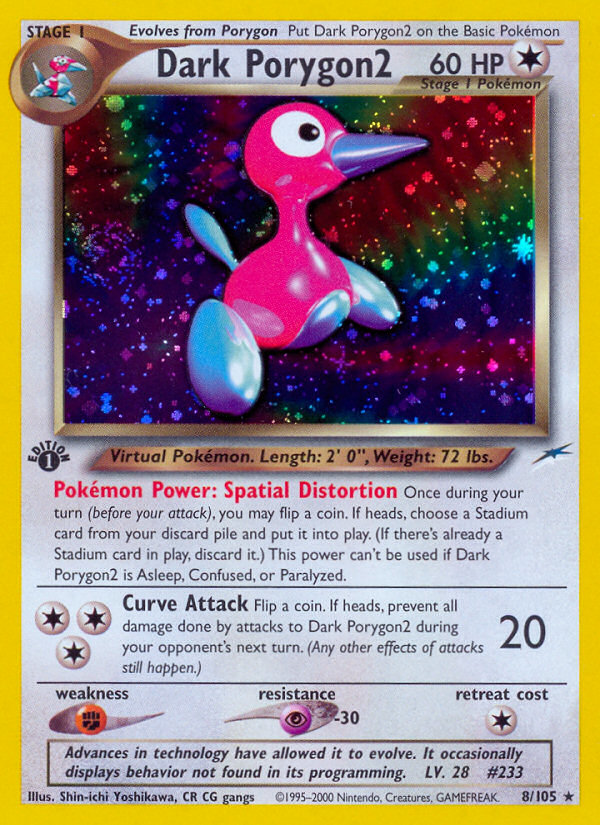 Dark Porygon2 (8/105) [Neo Destiny 1st Edition] | Cracking-Singles